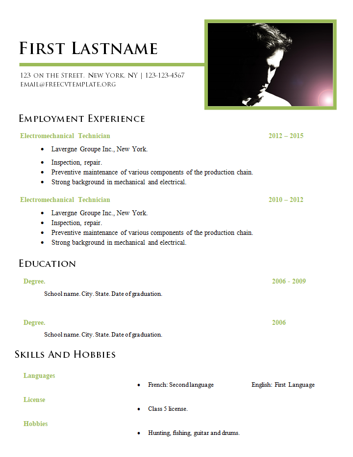 Free Attractive & Creative Resume Templates Word | CVexpress